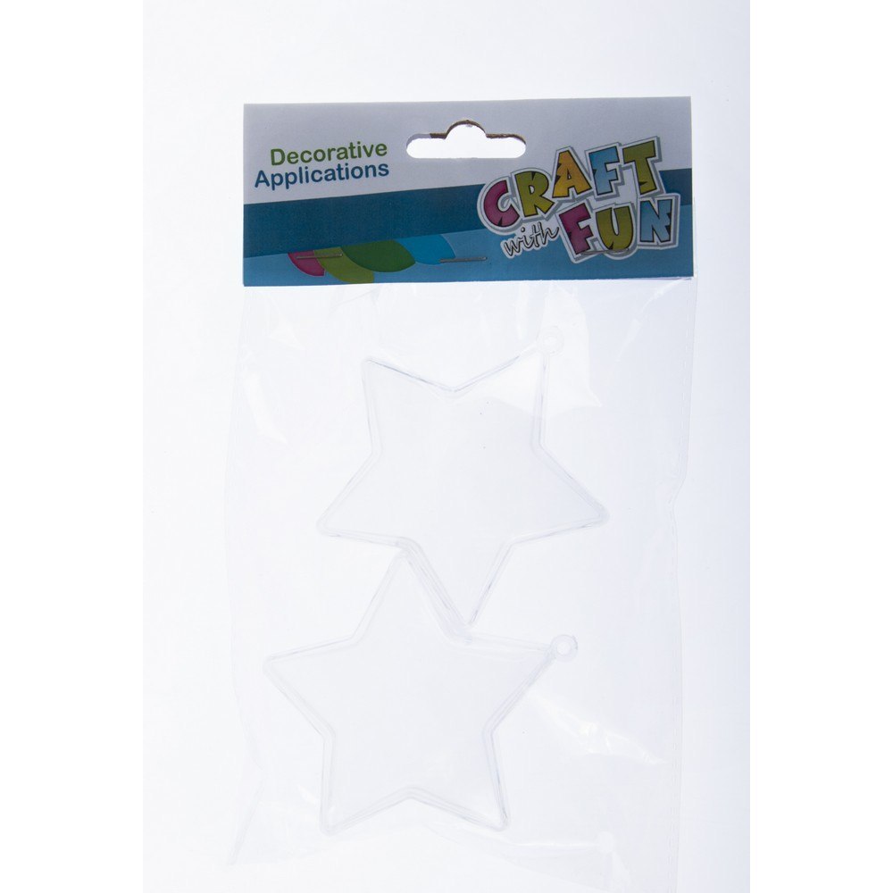 ESTRELLA DE PLÁSTICO DECORATIVA 7,5 CM NAVIDAD ARTESANAL CON DIVERSIÓN 463827